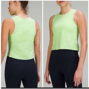 Lululemon Swift Ventilated Running Tank Top 4 Green